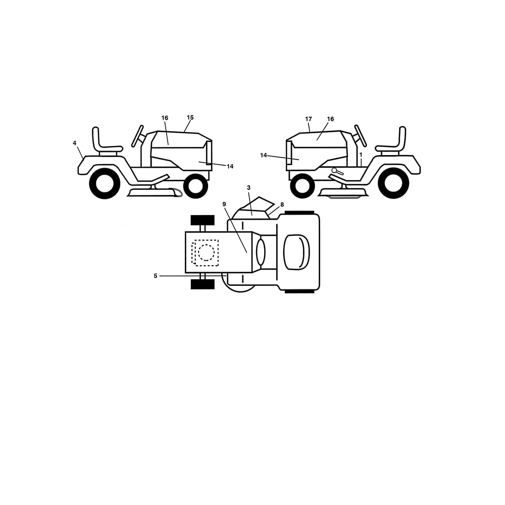 Decals Diagram and Parts List for LGT2654-96045004700  Husqvarna Lawn Tractor