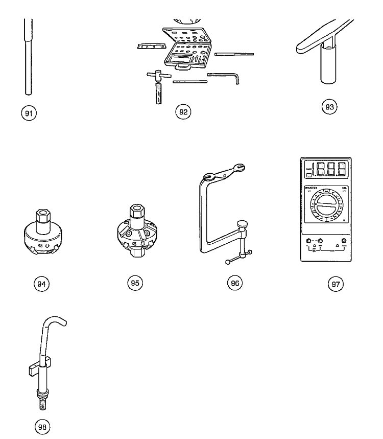 Maintenance And Service Tools. Continued (Part 4) Diagram and Parts List for HUV4210GXP 2005-06 Husqvarna Lawn Tractor