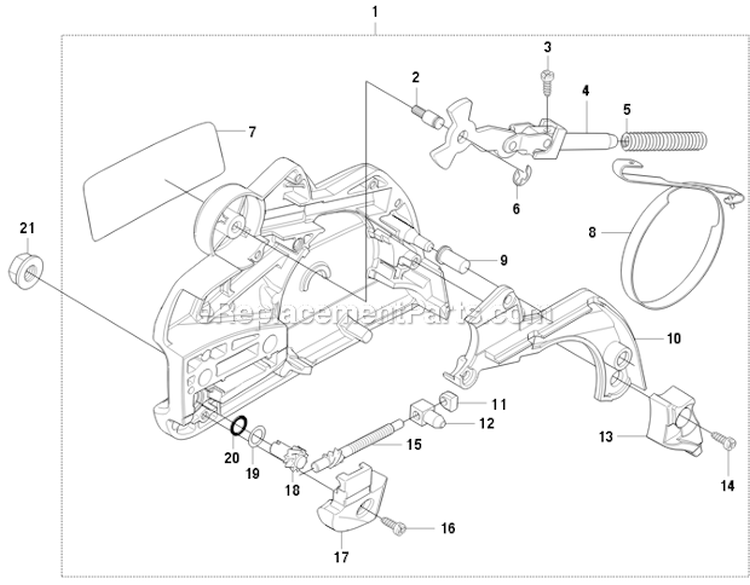 Page A Diagram and Parts List for 460 2011-01 Husqvarna Chainsaw