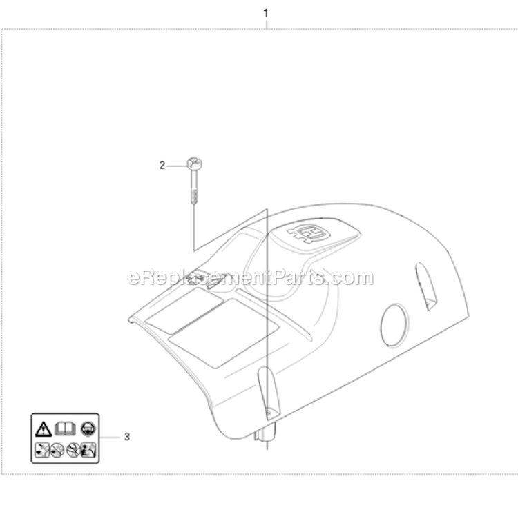 Page C Diagram and Parts List for 460 2011-01 Husqvarna Chainsaw
