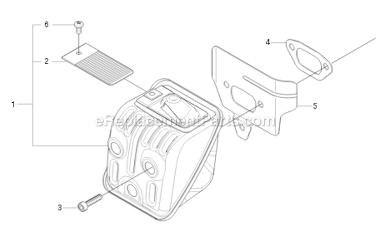 Page F Diagram and Parts List for 460 2011-01 Husqvarna Chainsaw