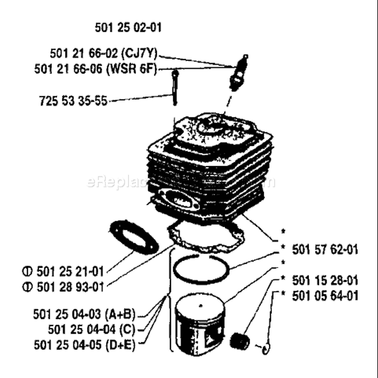 Page I Diagram and Parts List for 480 1981-10 Husqvarna Chainsaw