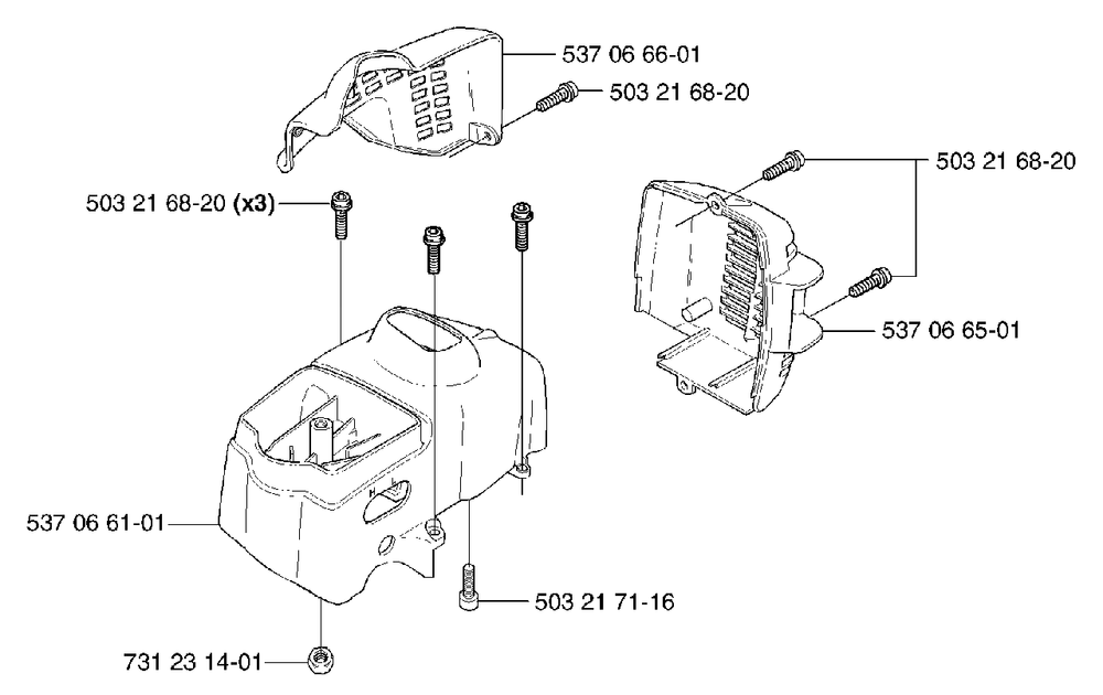 Covers Diagram and Parts List for 326P5X 2002-05 Husqvarna Pole Saw