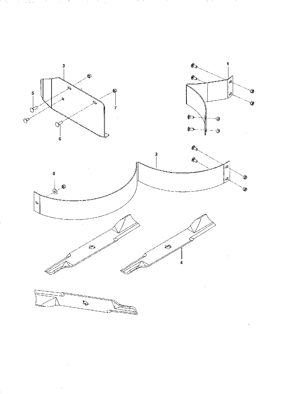 Mulch kit Diagram and Parts List for 967303601-00  Husqvarna Lawn Mower