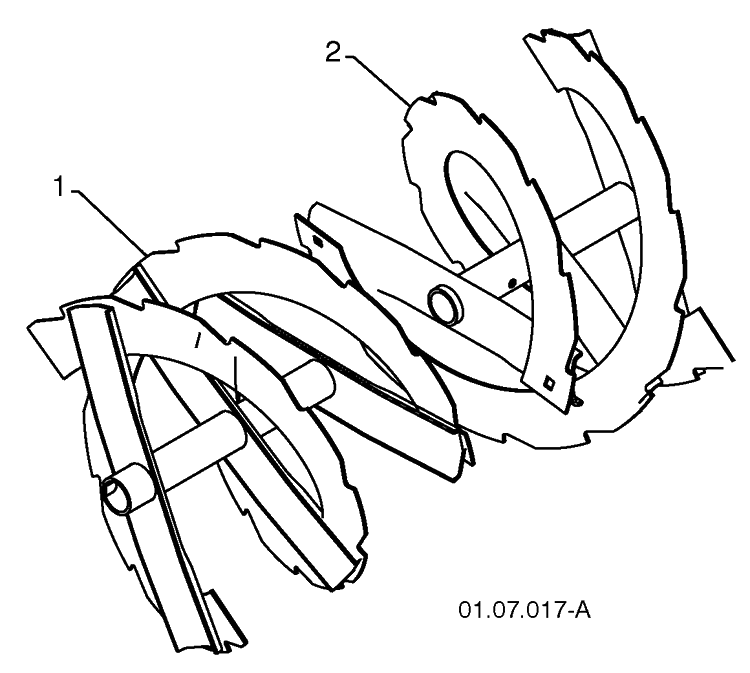 Auger Housing / Impeller Assembly 3 Diagram and Parts List for 5524SBL (96193003400)(2008-11) Husqvarna Snow Blower