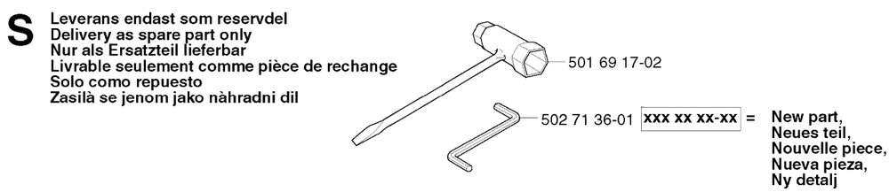 Accessories Diagram and Parts List for R11BIO 2003-01 Husqvarna Lawn Tractor