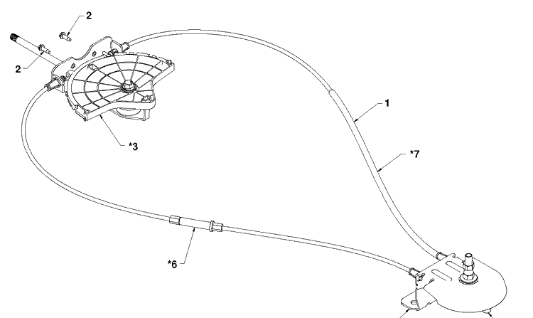 Control Panel And Discharge Chute 2 Diagram and Parts List for 1830HV (96193007304)(2012-06) Husqvarna Snow Blower
