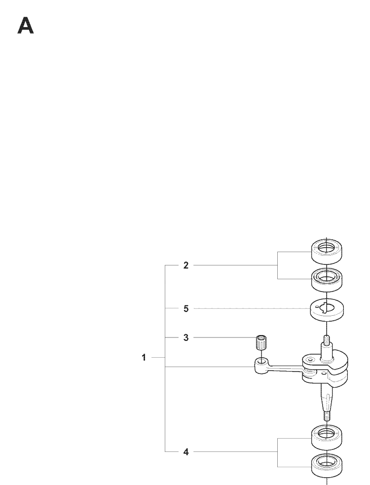 Crankshaft Diagram and Parts List for 326HD60 (X-SERIES)(20082200001-20090900000) Husqvarna Hedge Trimmer