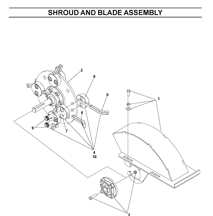 Cutting Wheel Diagram and Parts List for SG13 (968999239)(2005-02) Husqvarna Lawn Tractor Accessories
