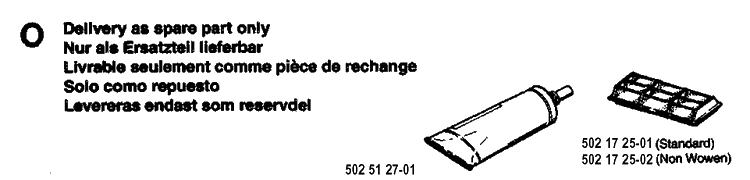 Accessories 2 Diagram and Parts List for 250RX 19944000001-19954000000 Husqvarna Brush Cutter