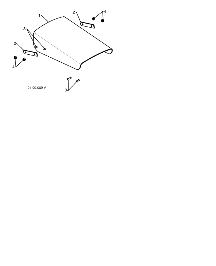 Control Panel And Discharge Chute Diagram and Parts List for 15530SBLS 2009-08 Husqvarna Snow Blower