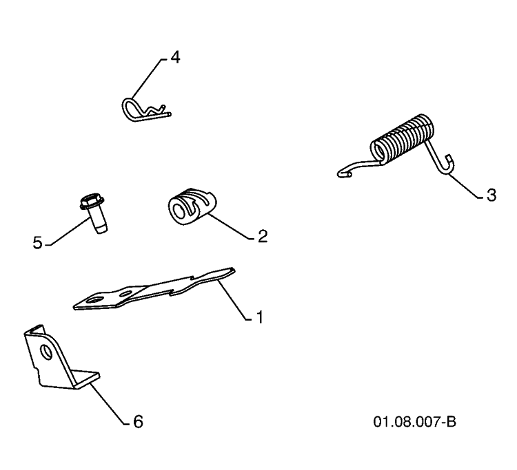 Cam And Linkage / Console Panel 1 Diagram and Parts List for 924SB (96193003501)(2008-10) Husqvarna Snow Blower
