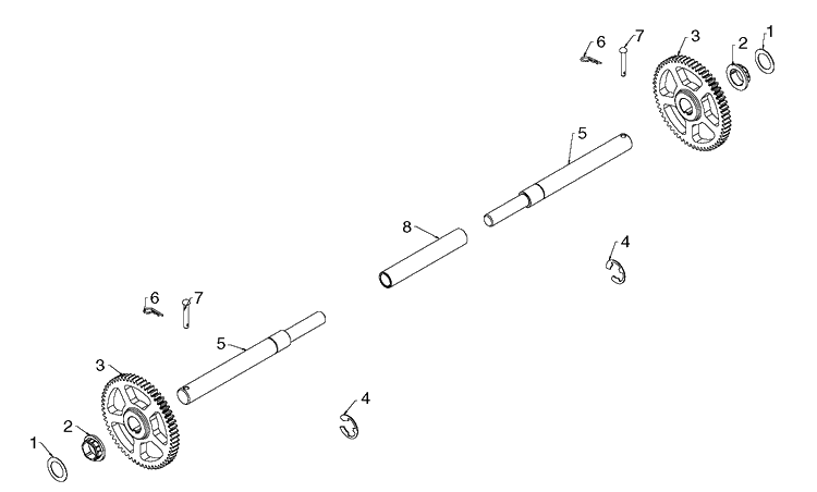 Drive 2 Diagram and Parts List for ST330 (97046970101)(2020-06) Husqvarna Snow Blower