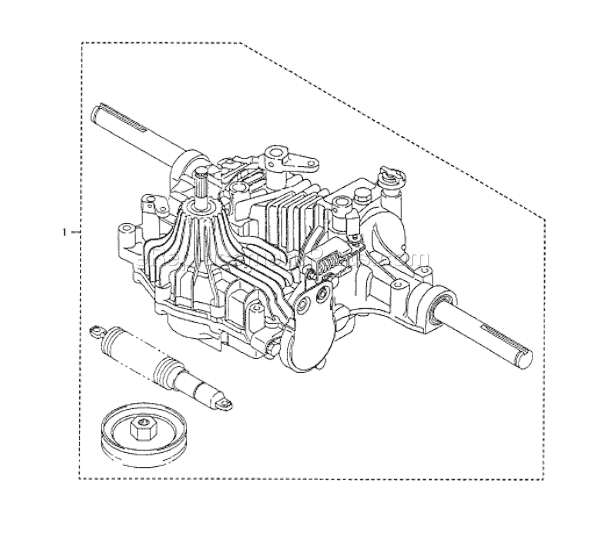 Page N Diagram and Parts List for TUFFTORQK61TRANSAXLE  Husqvarna Lawn Tractor Accessories