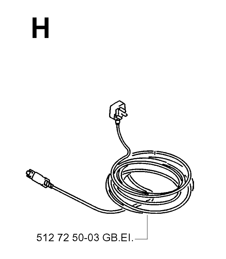 Electrical 9 Diagram and Parts List for 43EL ROYAL Husqvarna Lawn Mower