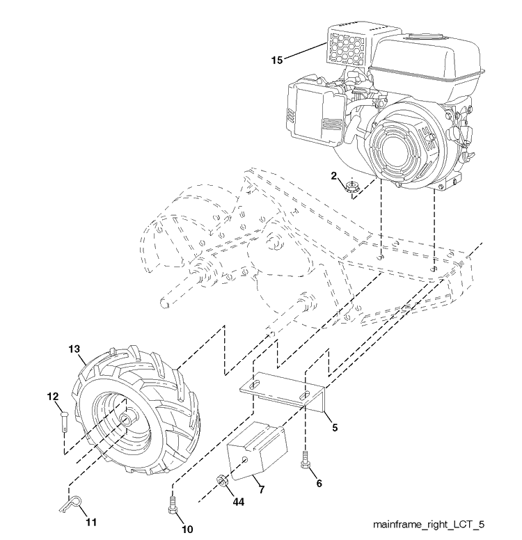 Engine 2 Diagram and Parts List for TR317 (96093002900)(2017-09) Husqvarna Cultivator