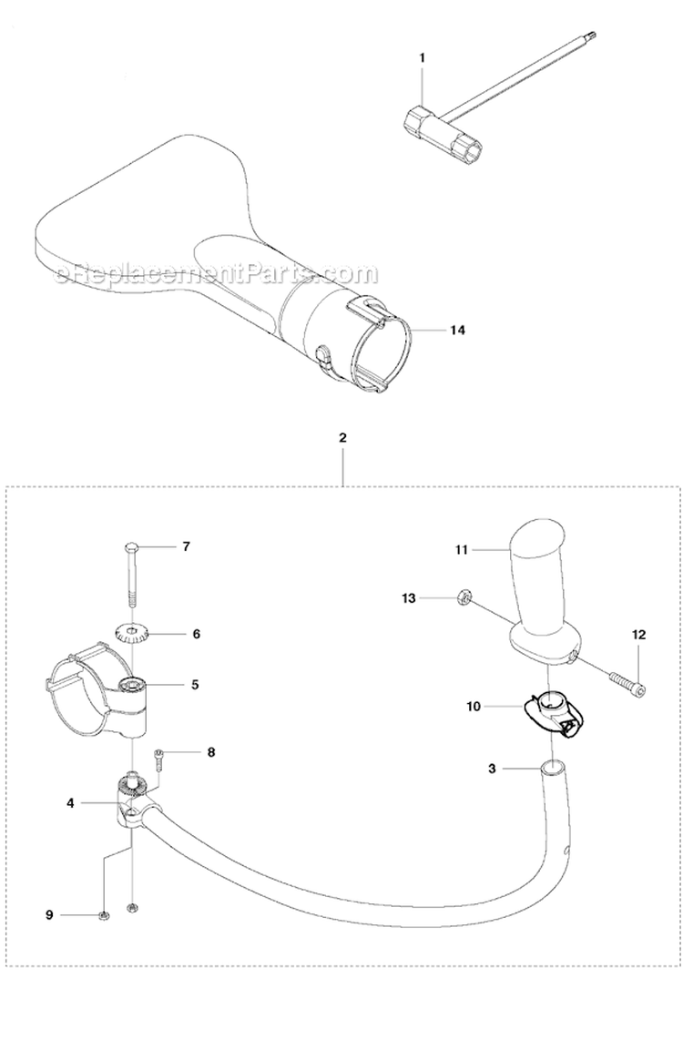 Accessories Diagram and Parts List for 530BT 2012-10 Husqvarna Leaf Blower / Vacuum