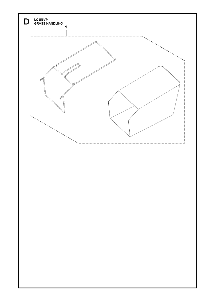 Collector Diagram and Parts List for LC356VP (967988801)(2019-11) Husqvarna Lawn Mower