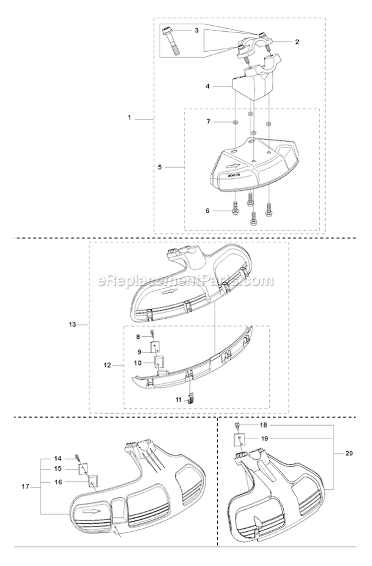 Accessories 2 Diagram and Parts List for 535LS 2011-02 Husqvarna Brush Cutter