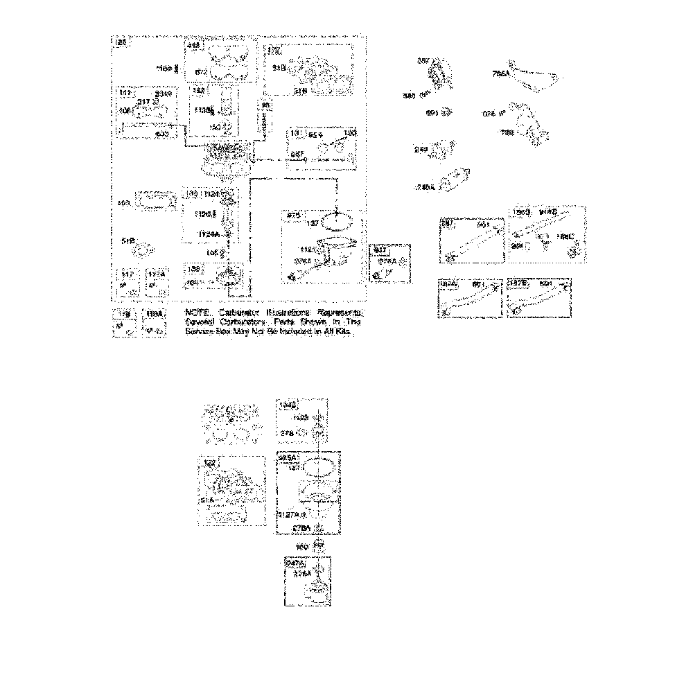 Carburetor/fuel supply Diagram and Parts List for 917240443  Husqvarna Lawn Tractor
