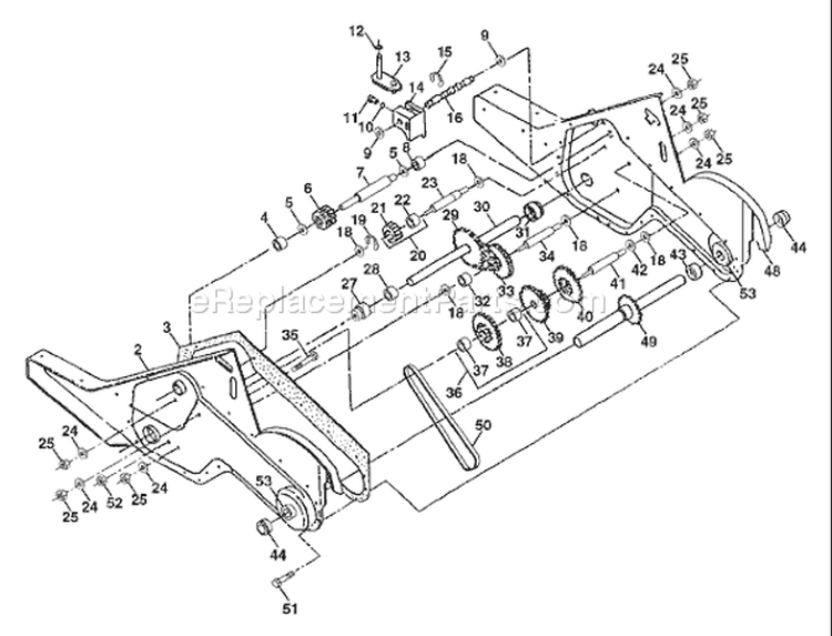 Page G Diagram and Parts List for 550CRTH 550 CRTH 954140064A -1998-02 Husqvarna Tiller