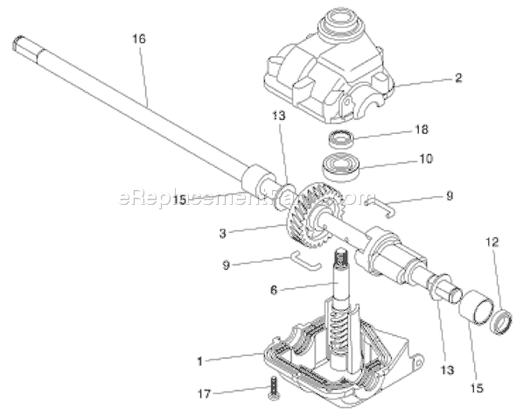 Page B Diagram and Parts List for 5521RSB 5521 RSB 954223470 -2004-07 Husqvarna Lawn Mower