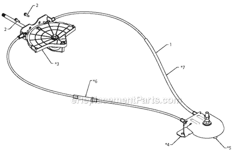Control Panel Discharge Chute Diagram and Parts List for 5524ST 96191001606 - 2010-04 Husqvarna Snow Blower