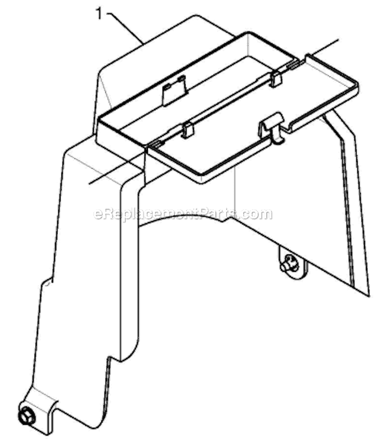 Cover Diagram and Parts List for 5524ST 96191001606 - 2010-04 Husqvarna Snow Blower