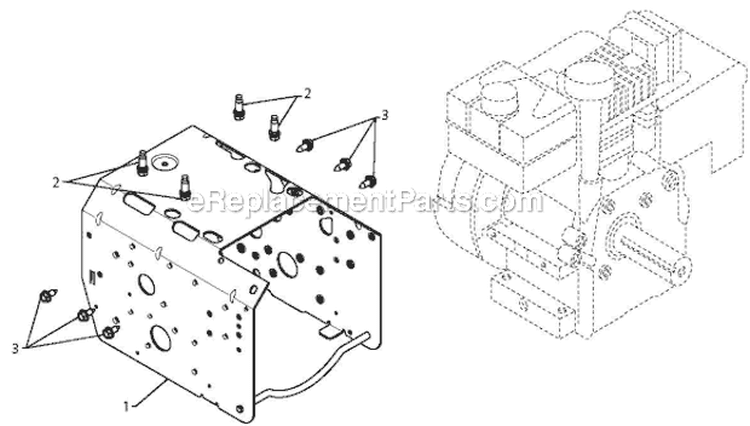 Engine Diagram and Parts List for 5524ST 96191001606 - 2010-04 Husqvarna Snow Blower