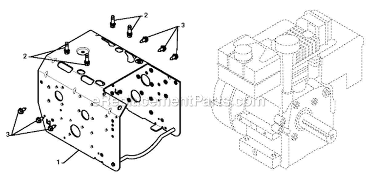 Chassis Engine Pulleys Diagram and Parts List for 5524ST 96191001607 - 2011-05 Husqvarna Snow Blower