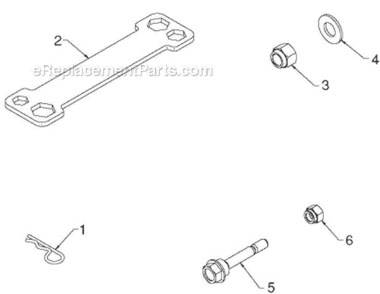 Accessories Diagram and Parts List for 5524ST 96191001608 - 2012-05 Husqvarna Snow Blower