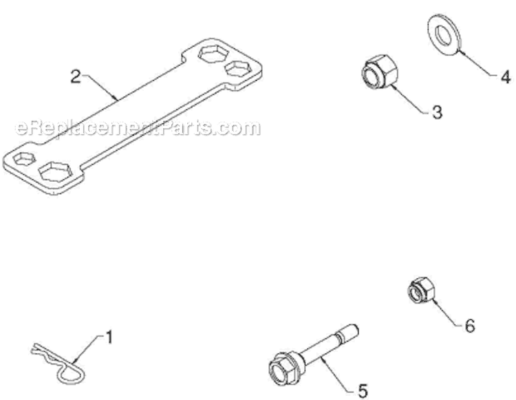 Accessories Diagram and Parts List for 5524ST 96191001609 - 2012-05 Husqvarna Snow Blower