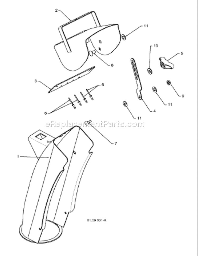 Page M Diagram and Parts List for 5524SB 5524 SB 96193002500 -2008-08 Husqvarna Snow Blower