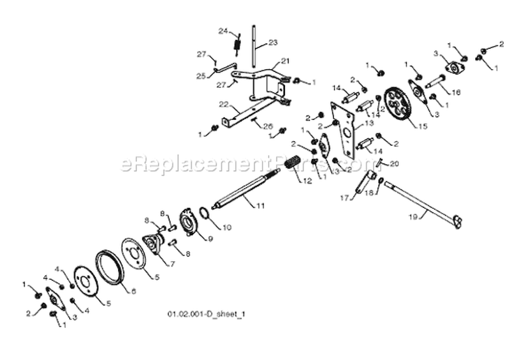 Page O Diagram and Parts List for 5524SB 5524 SB 96193002500 -2008-08 Husqvarna Snow Blower