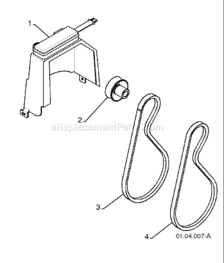 Page G Diagram and Parts List for 5524SB 5524 SB 96193002500 -2008-08 Husqvarna Snow Blower