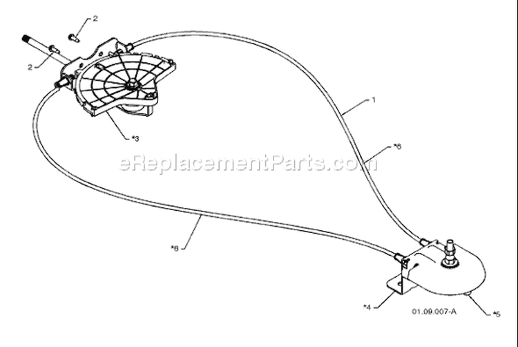 Page H Diagram and Parts List for 5524SB 5524 SB 96193002500 -2008-08 Husqvarna Snow Blower