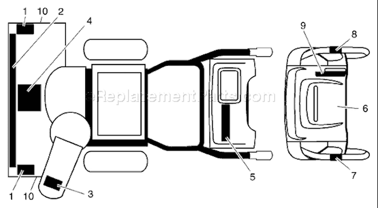 Page D Diagram and Parts List for 5524SEB 5524 SEB 96193001000 -2005-12 Husqvarna Snow Blower