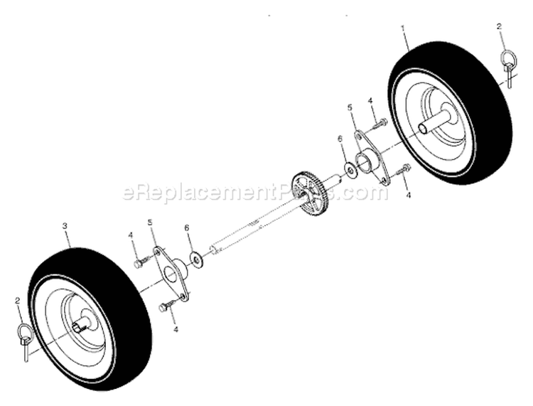 Page G Diagram and Parts List for 5524STE 5524 STE 96193001400 -2006-08 Husqvarna Snow Blower