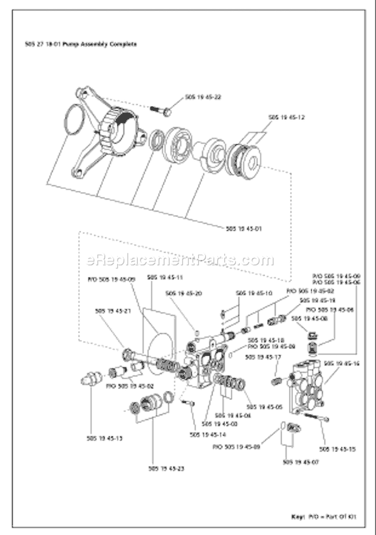 Page B Diagram and Parts List for 5525PW 5525 PW 2008-02 Husqvarna Pressure Washer