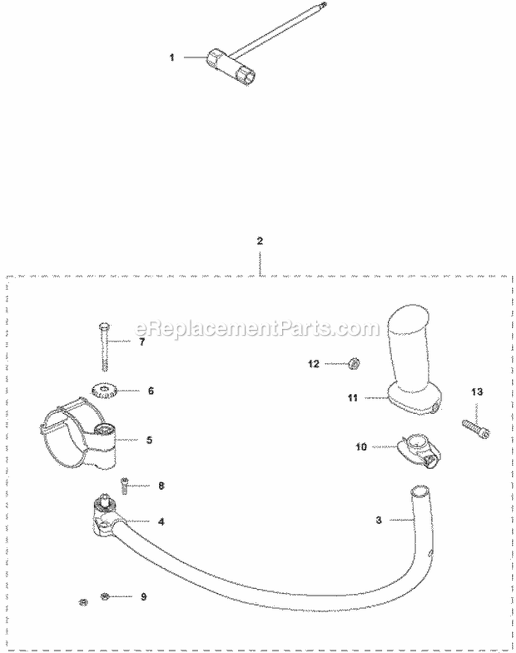 Accessories Diagram and Parts List for 560BFS 2011-10 Husqvarna Leaf Blower / Vacuum