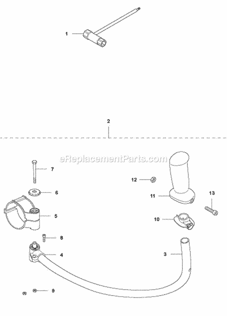 Accessories Diagram and Parts List for 560BTS 2011-10 Husqvarna Leaf Blower / Vacuum