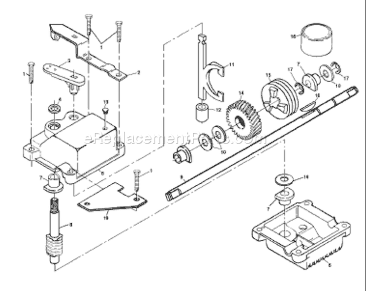 Page B Diagram and Parts List for 56HS 56 HS 954077201 - A 1995-10 Husqvarna Lawn Mower