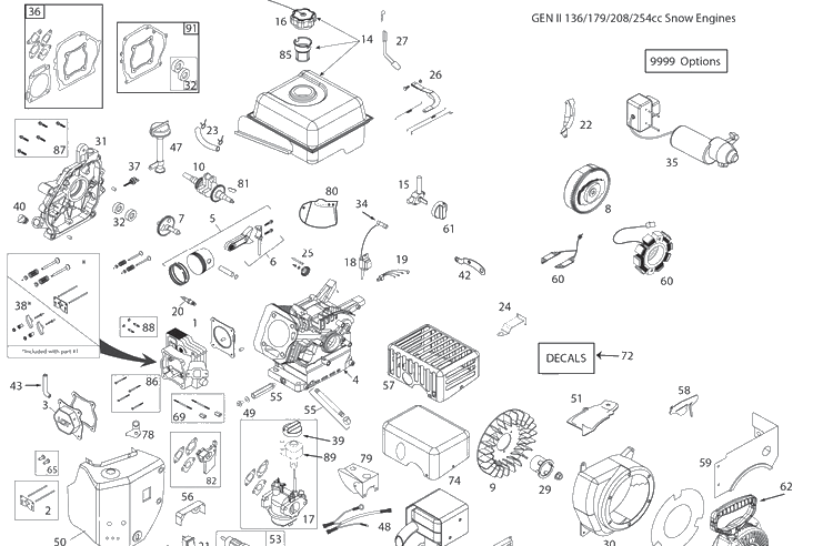 Engine-436067, 436069-Us/Can Diagram and Parts List for ST324P  Husqvarna Snow Blower