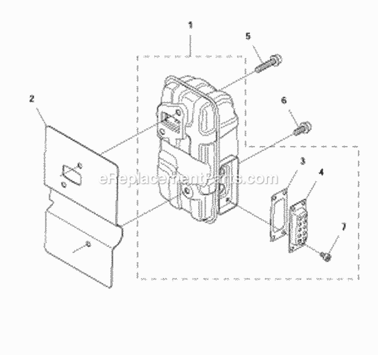 Starter Diagram and Parts List for 580BFS 2011-05 Husqvarna Leaf Blower / Vacuum