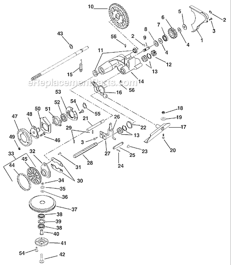 Page D Diagram and Parts List for 580RSW 580 RSW 2000-11 Husqvarna Lawn Mower