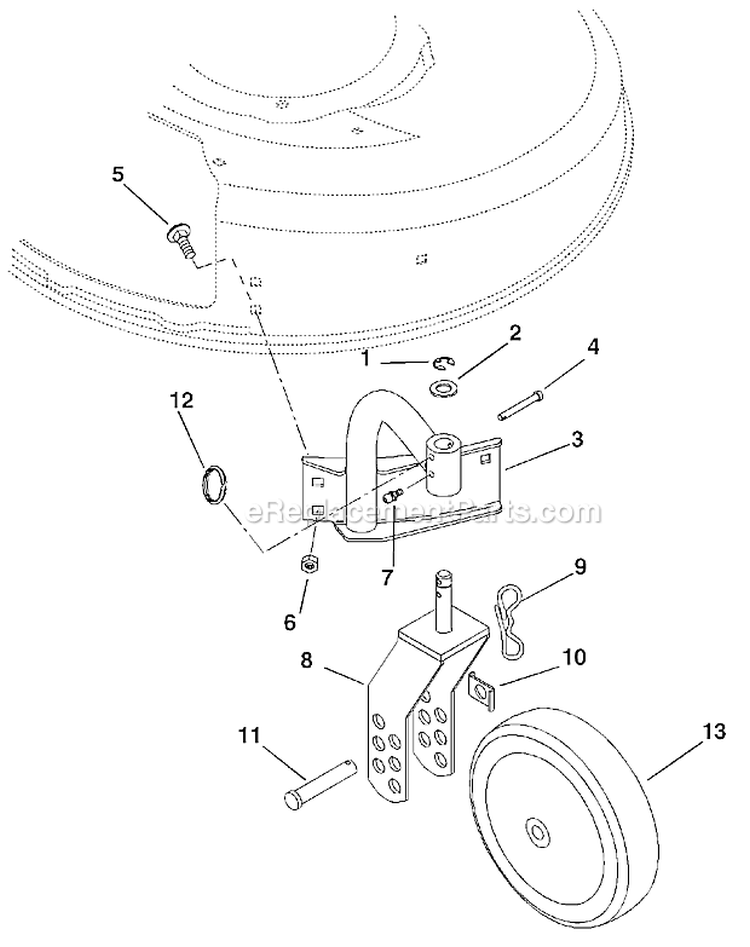 Page G Diagram and Parts List for 580RSW 580 RSW 2000-11 Husqvarna Lawn Mower