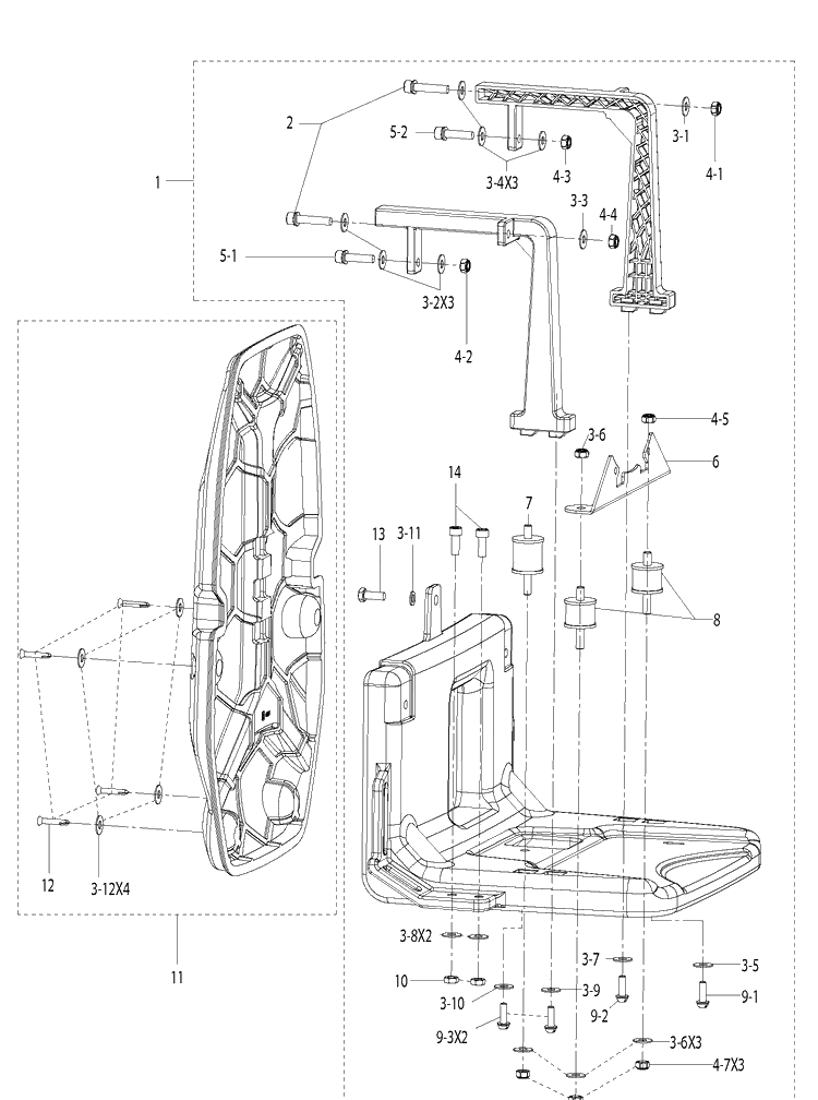 Spray System Diagram and Parts List for 321S15 967078502 Husqvarna Sprayer