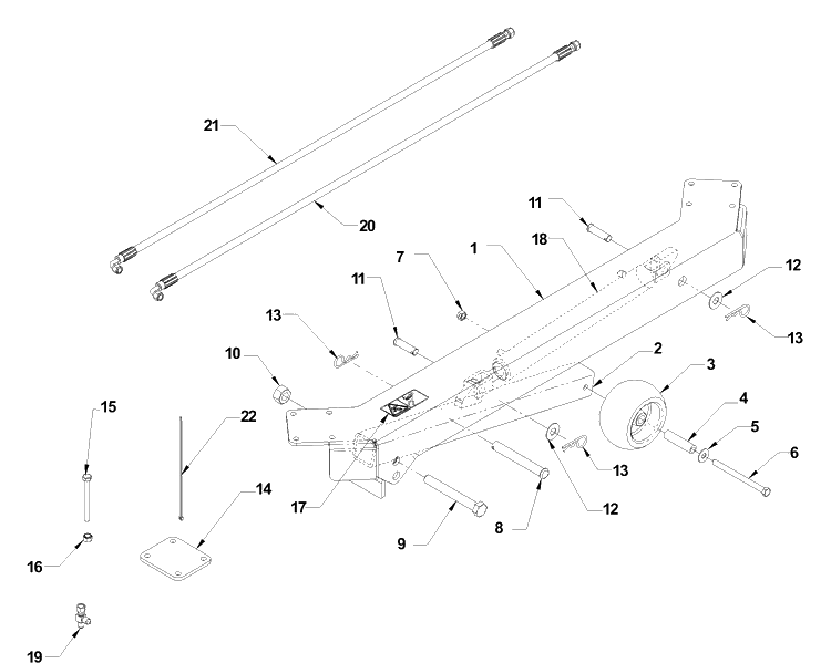 Attachments/General Assembly Diagram and Parts List for BZ6134D (968999214)(2003-03) Husqvarna Lawn Mower