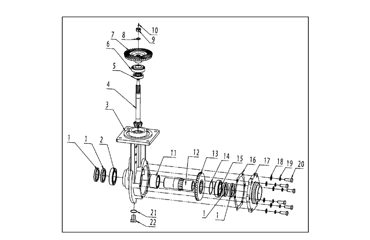 Walking Case Diagram and Parts List for TF545P (967639302)(2100-02) Husqvarna Cultivator
