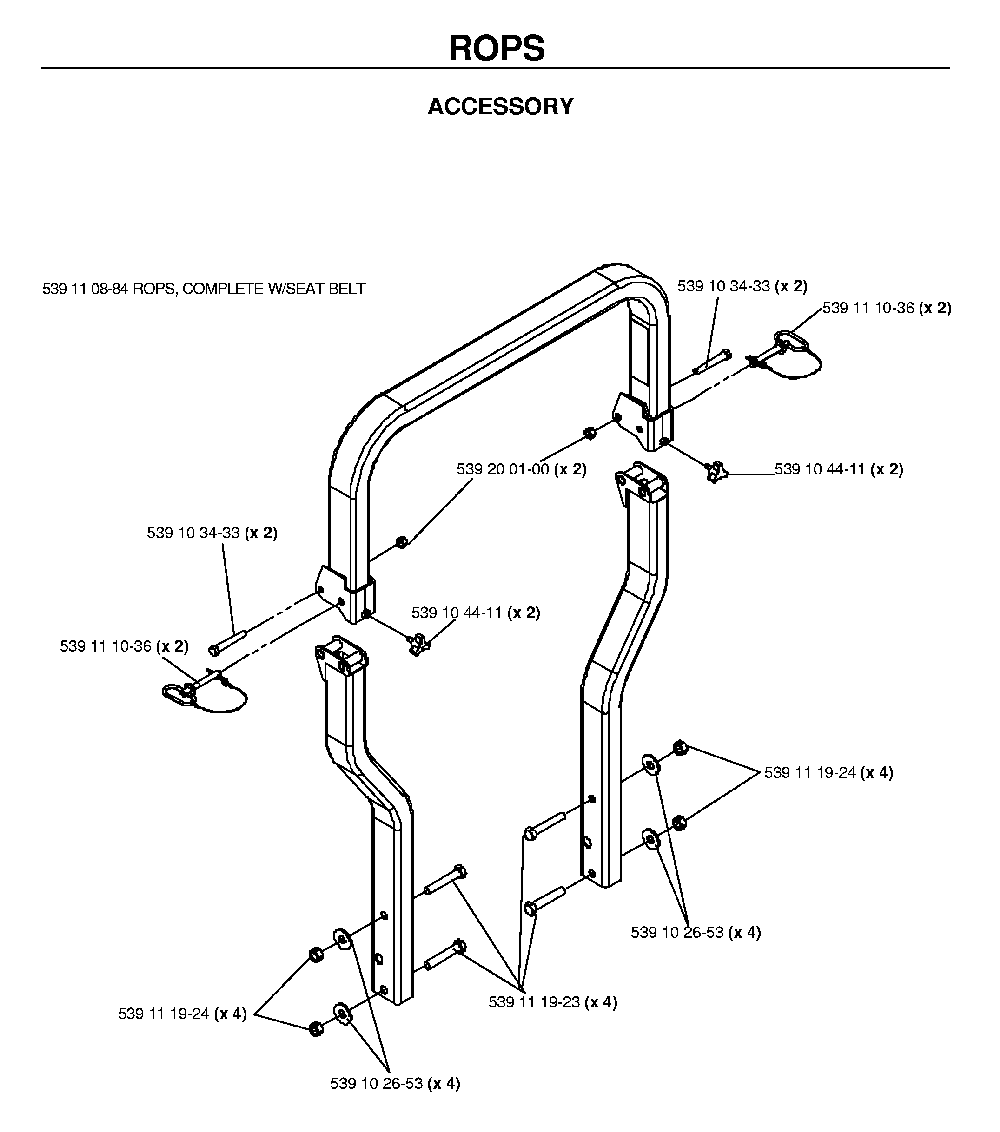 Chassis, Engine And Pulleys Diagram and Parts List for BZ34C (968999316)(2006-04) Husqvarna Lawn Tractor